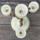 Alabaster candle holder