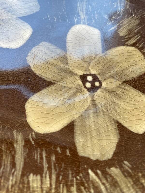 Japanese square ceramic bowl 12 cm