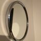 Vintage stainless steel mirror from the 50s and 60s