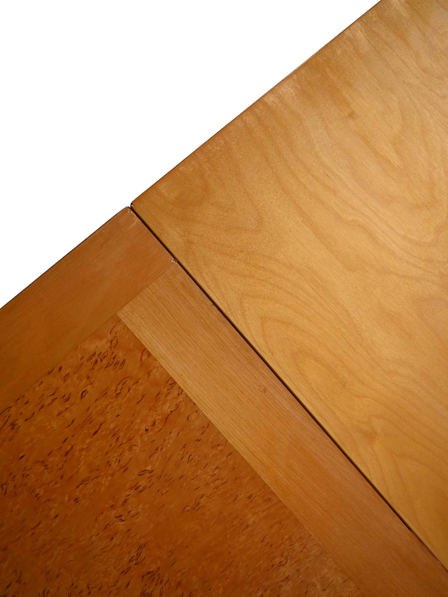 Vintage Scandinavian birch table by Skaraborgs