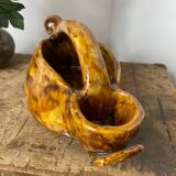 Zoomorphic pitcher in the shape of a duck