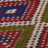 Petit kilim vintage d’Usak, 159 x 112 cm, laine 100 %, tissé à la main – an
