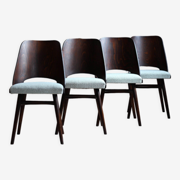 Set de 4 chaises de salle à manger par Radomir Hofman pour TON, modèle 514