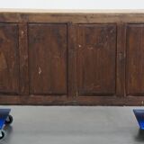 Antique English Sideboard/ Counter from the Early 19th Century in Pine Wood