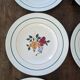 Six assiettes plates Mariette St Amand