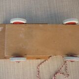 Toy to shoot, wooden truck