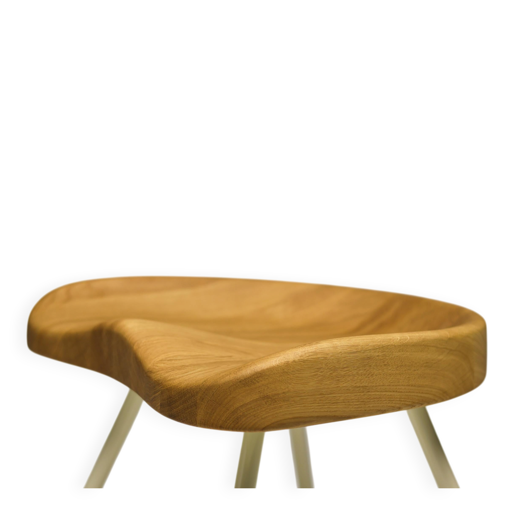 Stool 307 by Jean Prouvé for Vitra