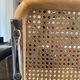 Chaise – Made in Italy – acier Chaise stchromé & cannage