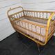 Vintage Rattan Children's Bed