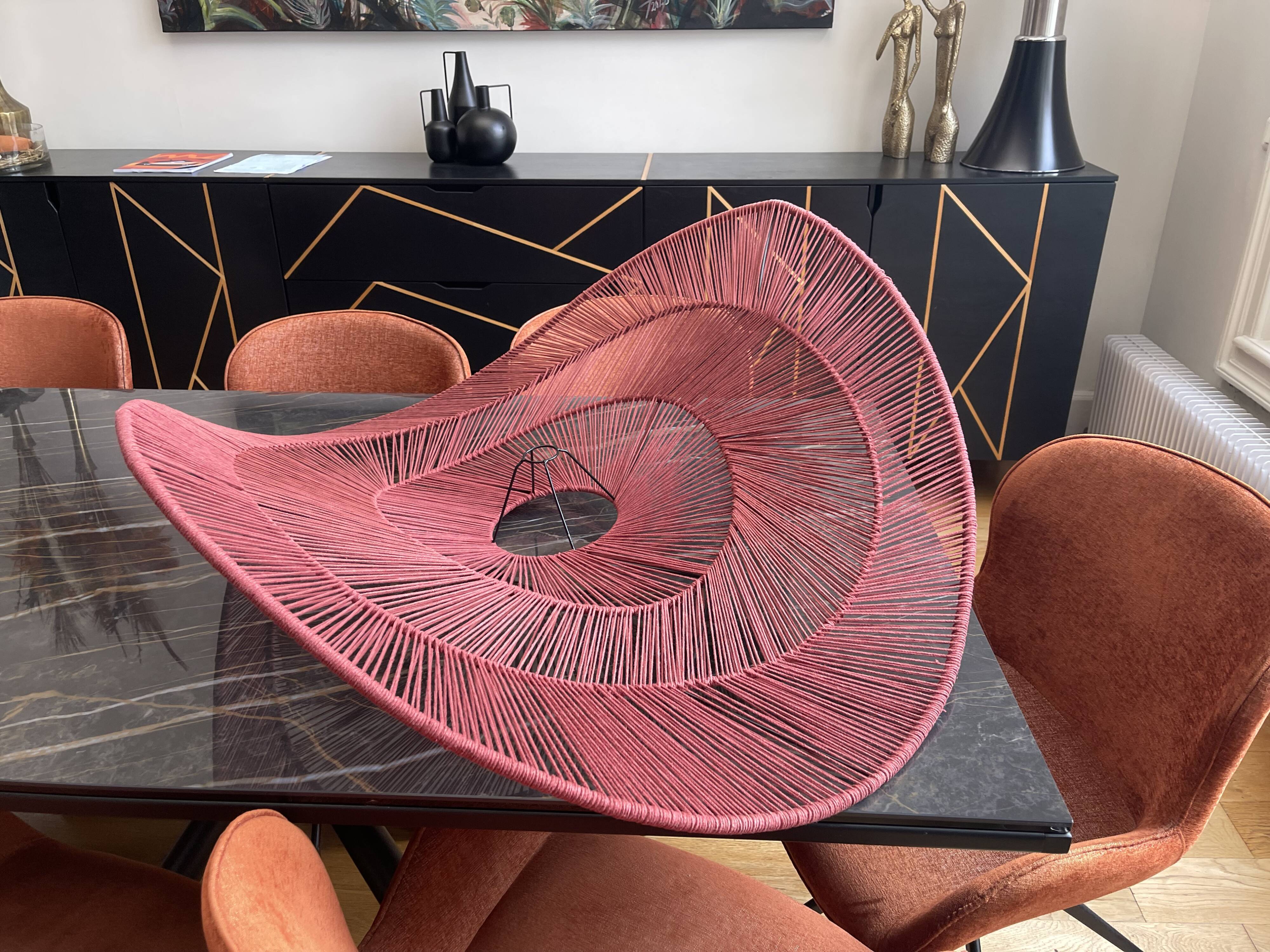 Terracotta lampshade