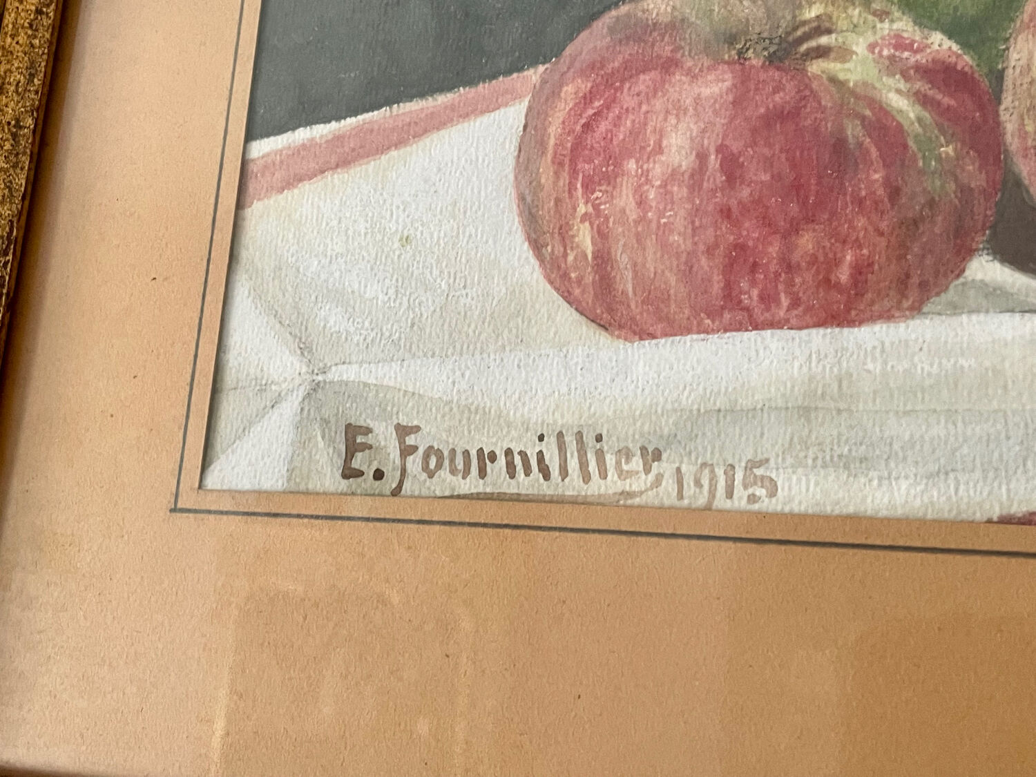 Tableau aquarelle nature morte