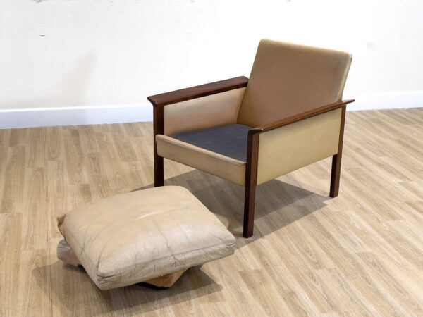 Hans Olsen rosewood chaise longue