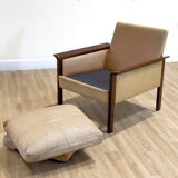 Chaise longue Hans Olsen en palissandre
