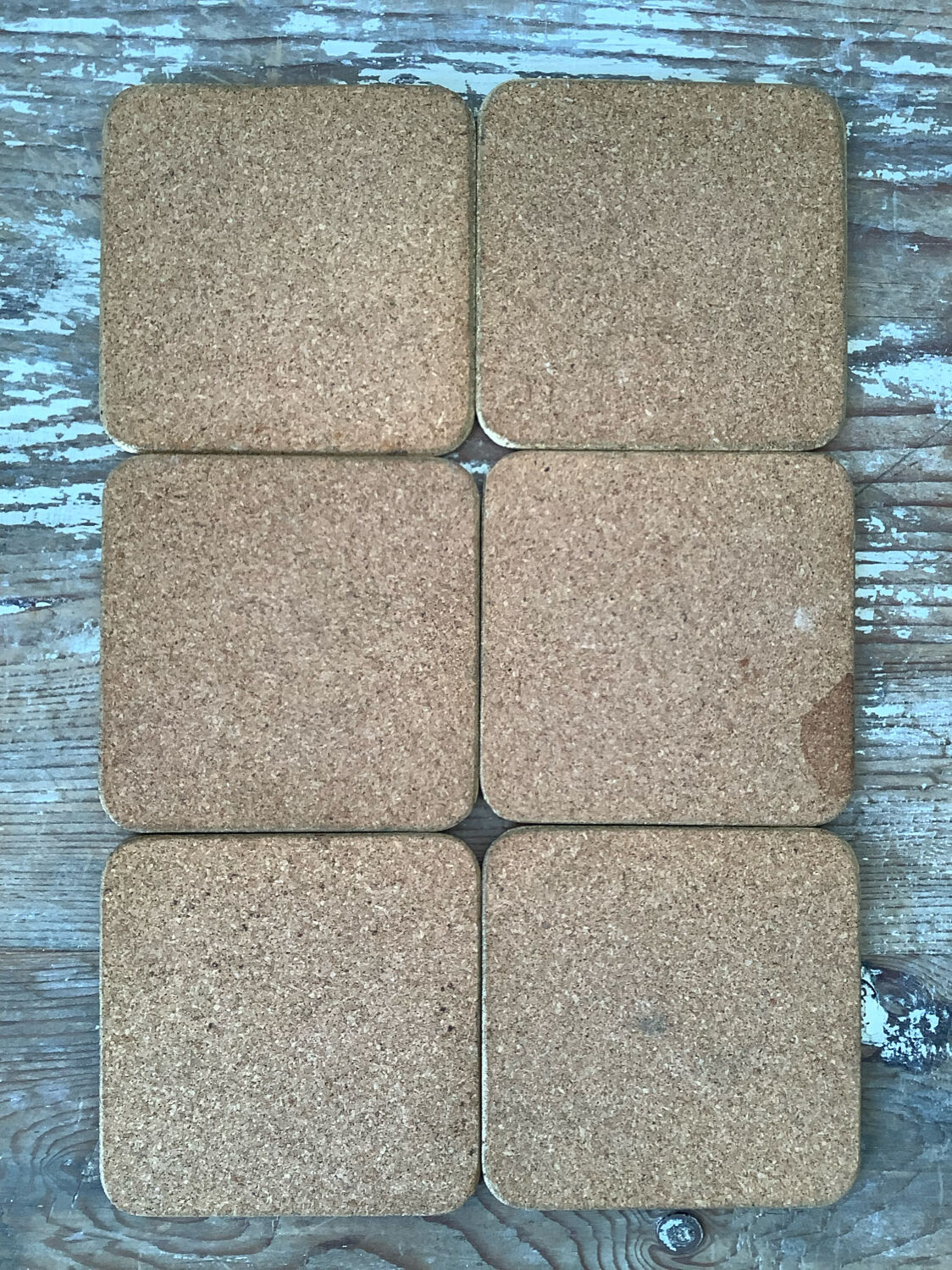 Box of 6 coasters bird motif