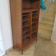 Double curtain cabinet - notary furniture - solid wood - 1970 - industrial style