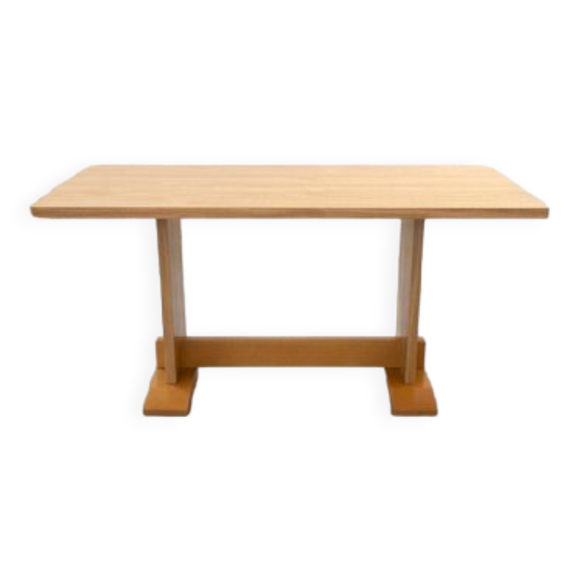 70s table with oak laminate top