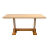 70s table with oak laminate top