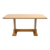 70s table with oak laminate top