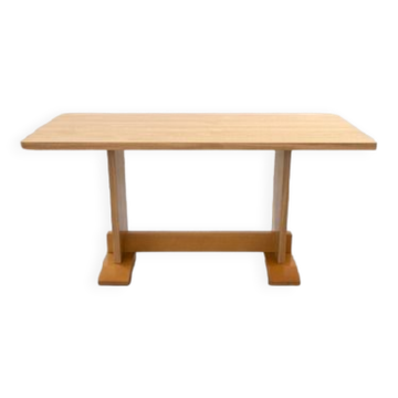 70s table with oak laminate top