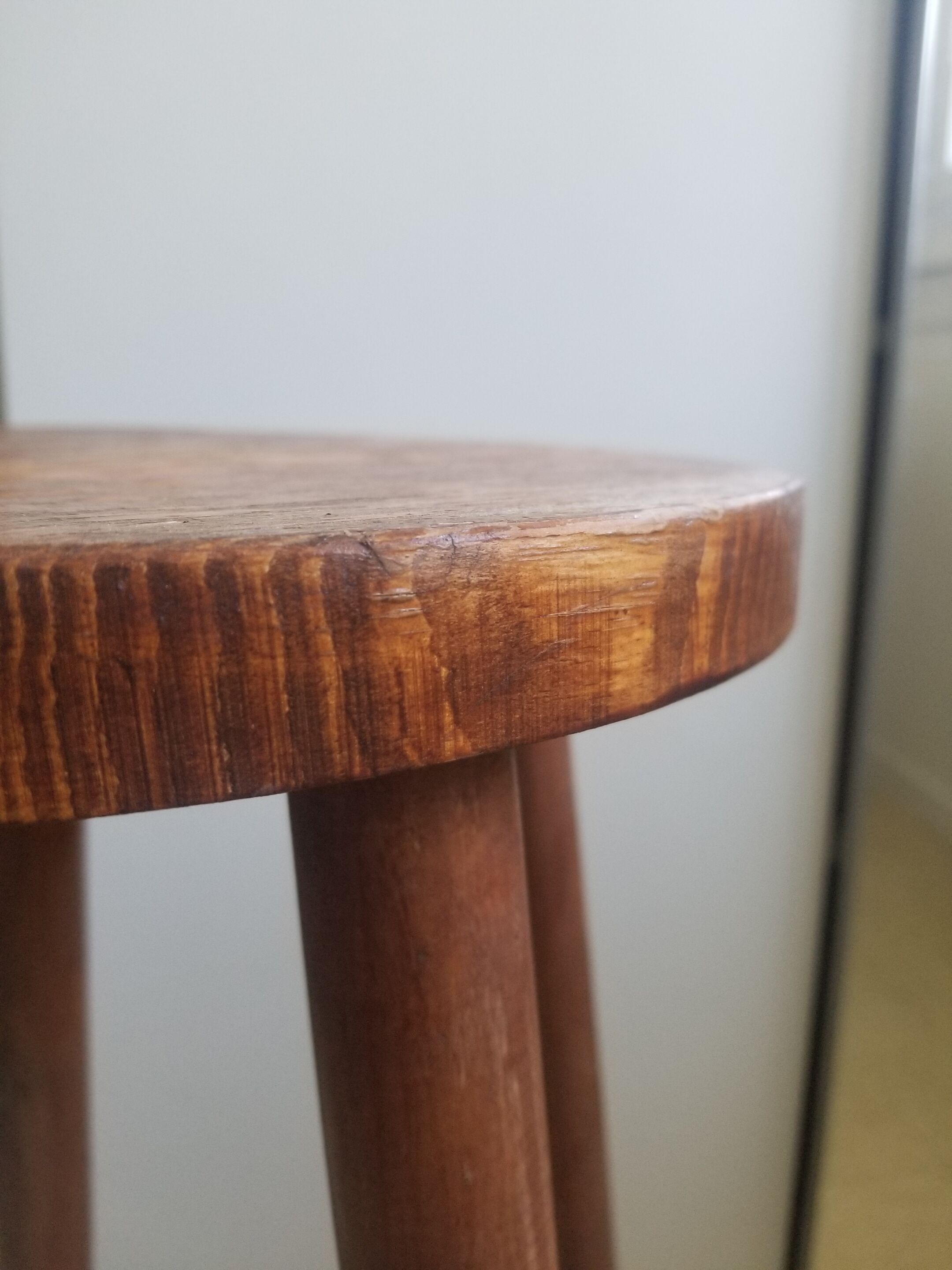 Old farm top stool