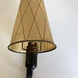 Art deco beaten iron wall lamp