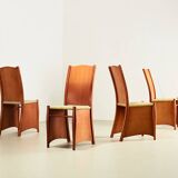 Philippe Starck Set of 4 Bob Dubois Dining Chairs for Driade Aleph Italy 1987