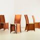 Philippe Starck Set of 4 Bob Dubois Dining Chairs for Driade Aleph Italy 1987