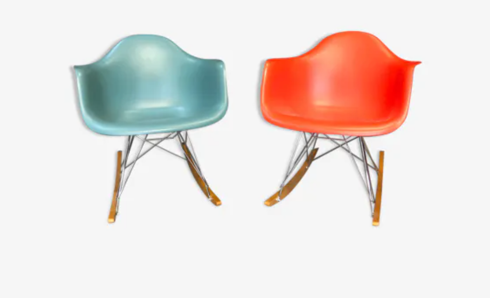 Rocking chair by Charles & Ray Eames by Vitra