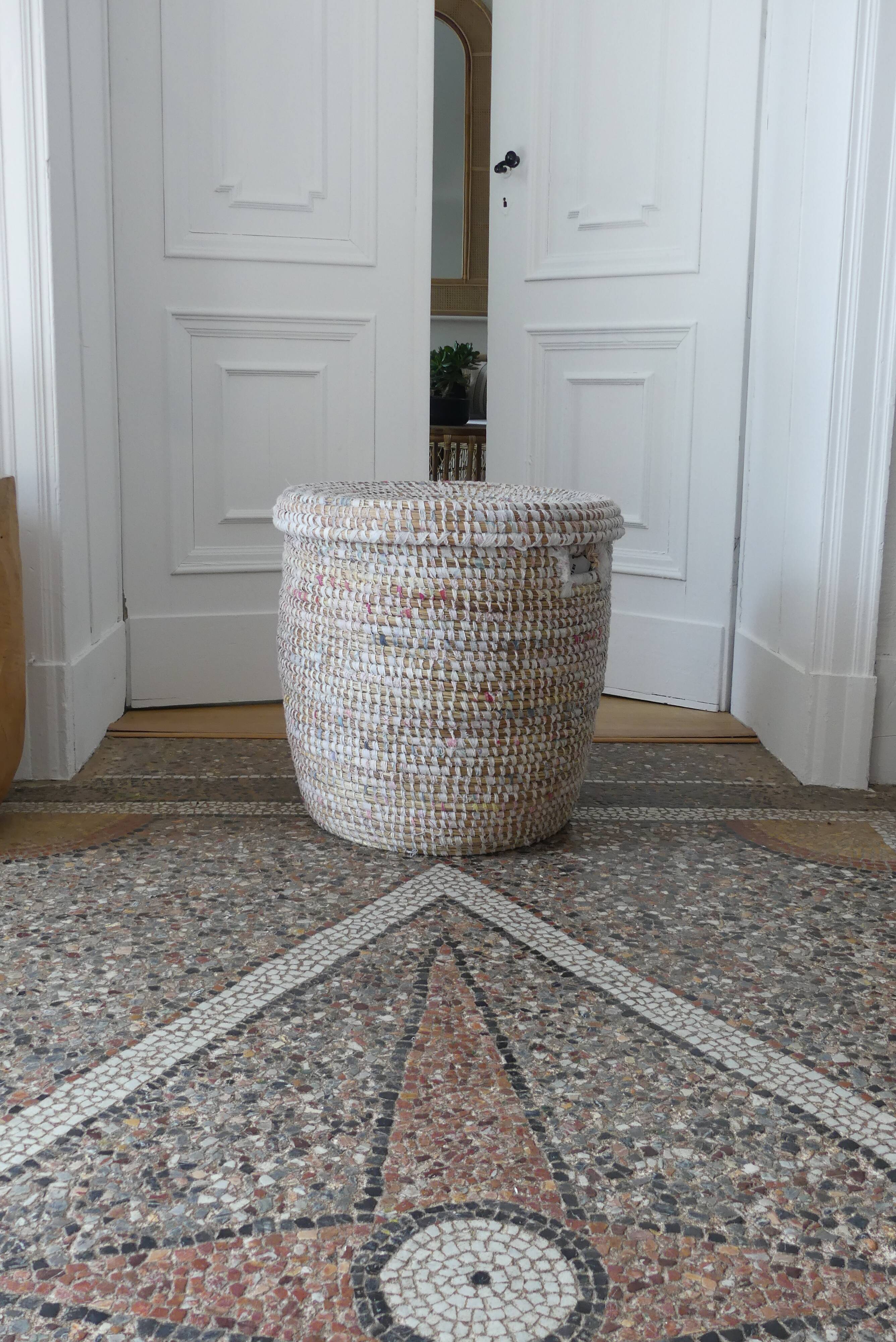 Bohemian laundry basket