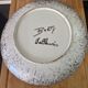 Fish plate Vallauris signed Borty, 1950s-60s