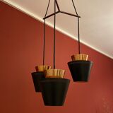 Danish chandelier by Jo Hammerborg for Fog & Morup, 1960