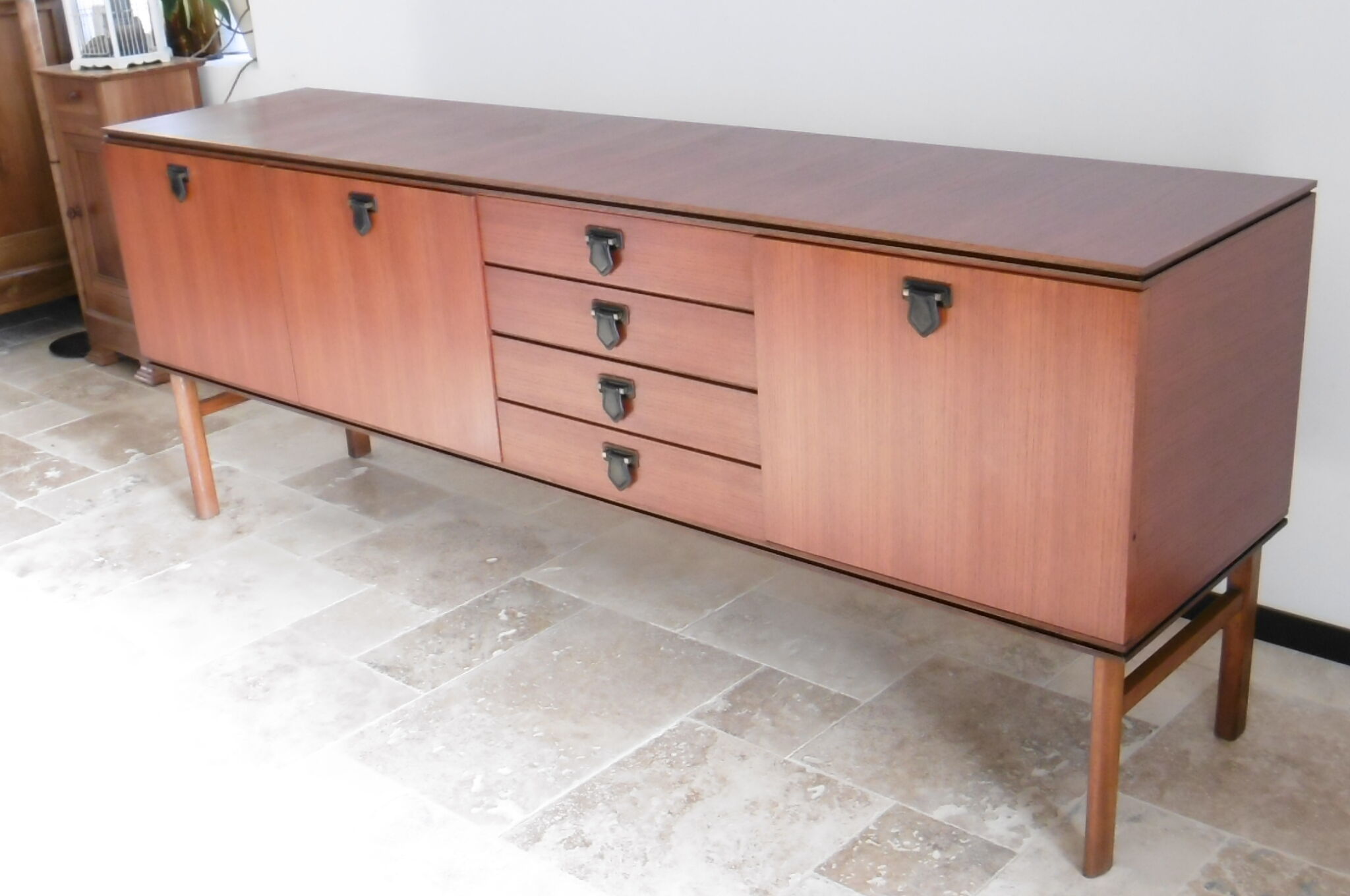 French teak sideboard years 50/60 Gimso