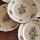 5 assiettes à cake "Réverbère fin" KG Lunéville