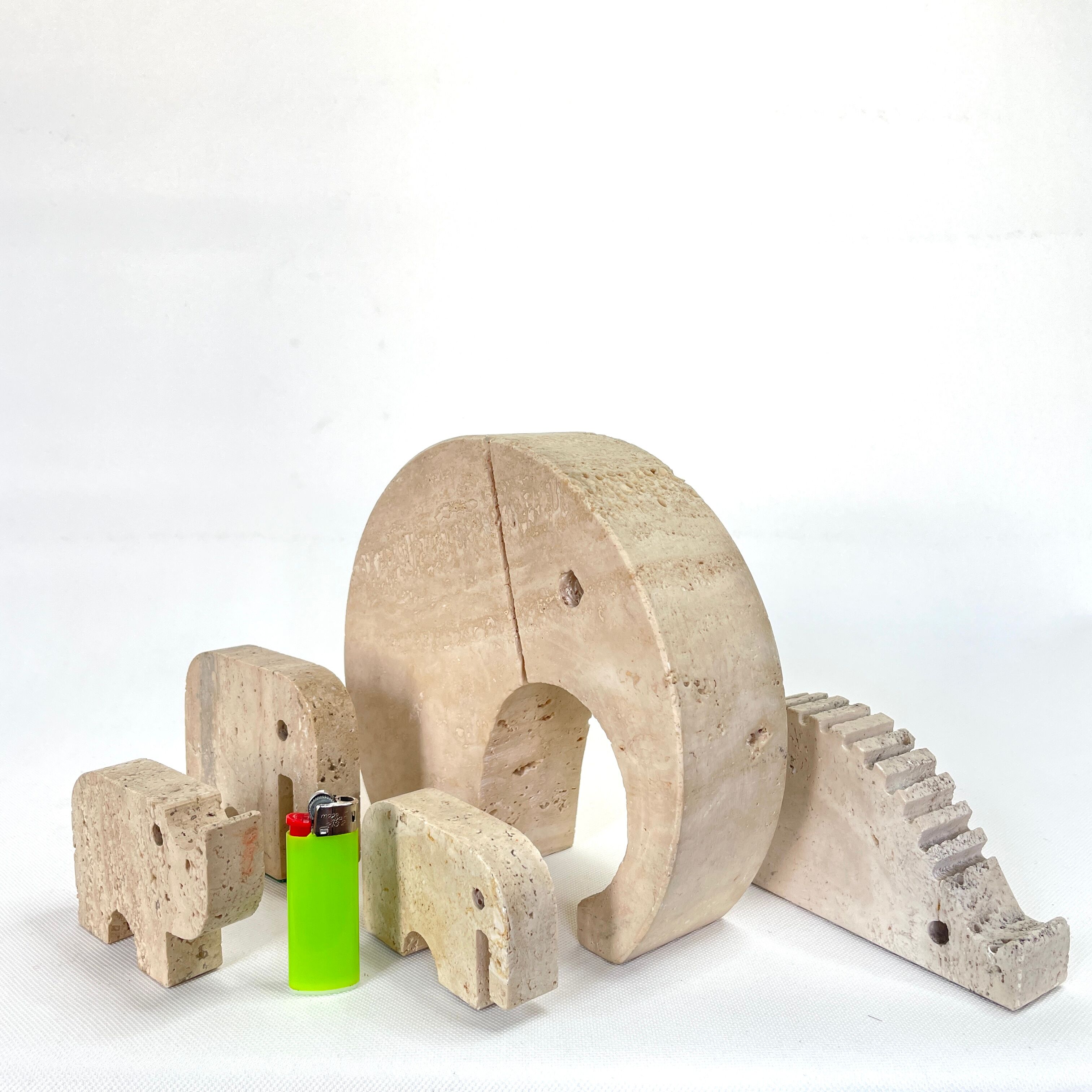 Pig-epic in travertine, 1970