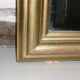 Miroir ancien en bois doré 78x134 cm