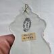 Antique Baptismal Font in Fine Faience Creil and Montereau White Christ Cross
