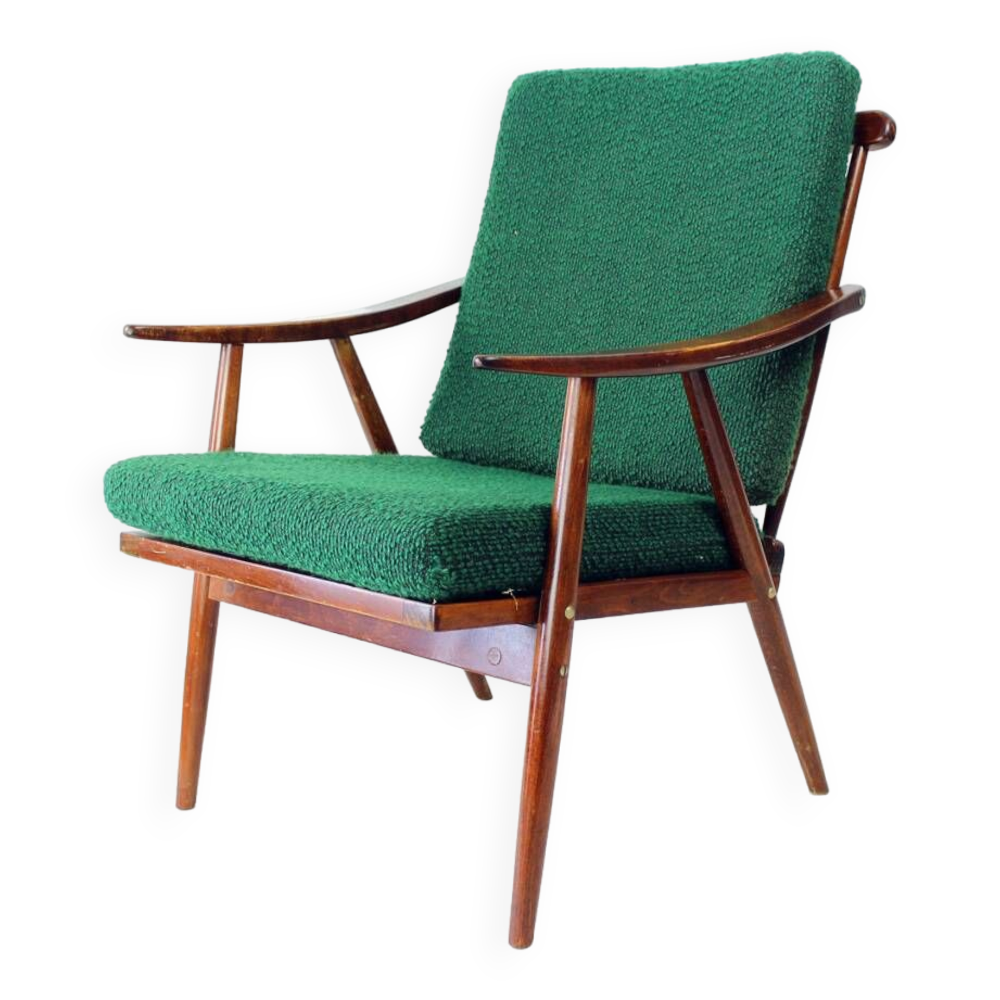 Fauteuil vintage Boomerang par Ton, Tchécoslovaquie 1960