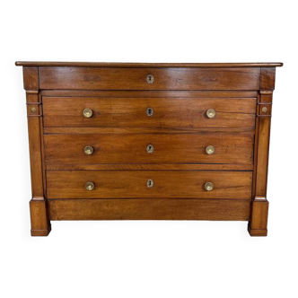 Walnut chest of drawers 19th century