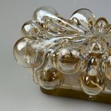 60s 70s wall lamp made of glass metal Bubble Wall Sconce Space Age Germany