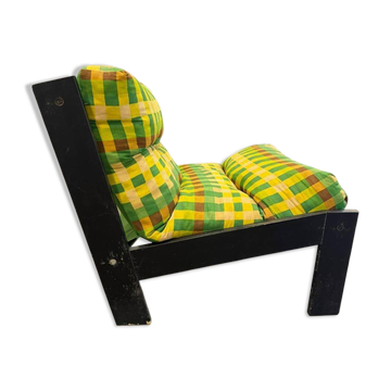 Fauteuil lounge modulaire vintage vert