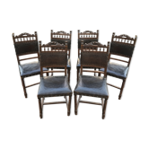 Six chaises Henri II