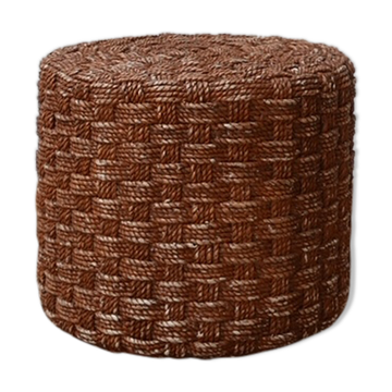 Mid-century french rope stool