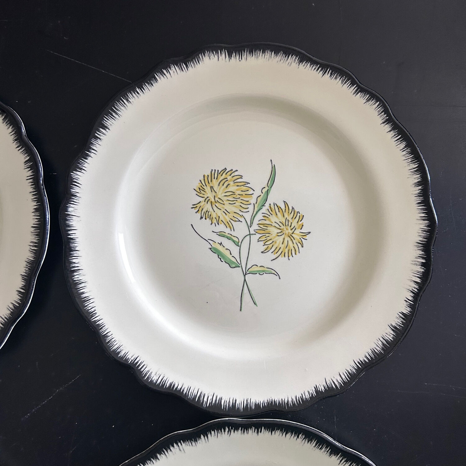 Ainay Salins 4-piece plate set