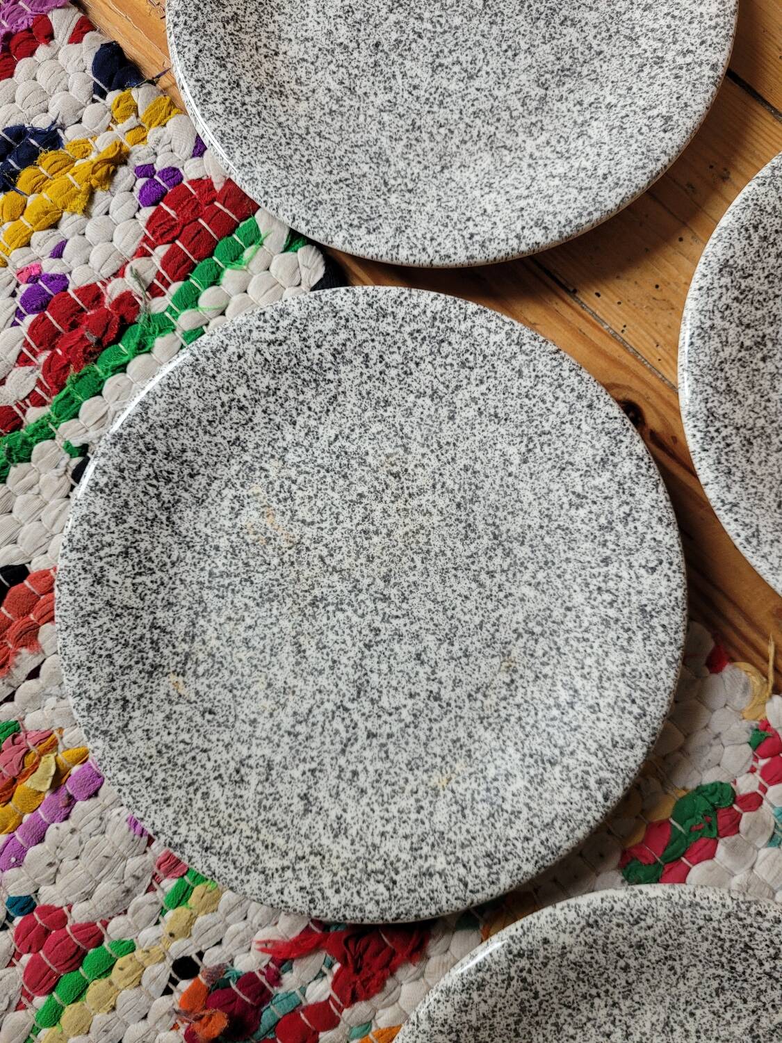 Set of 6 Ceramica Dalia Italy dessert plates