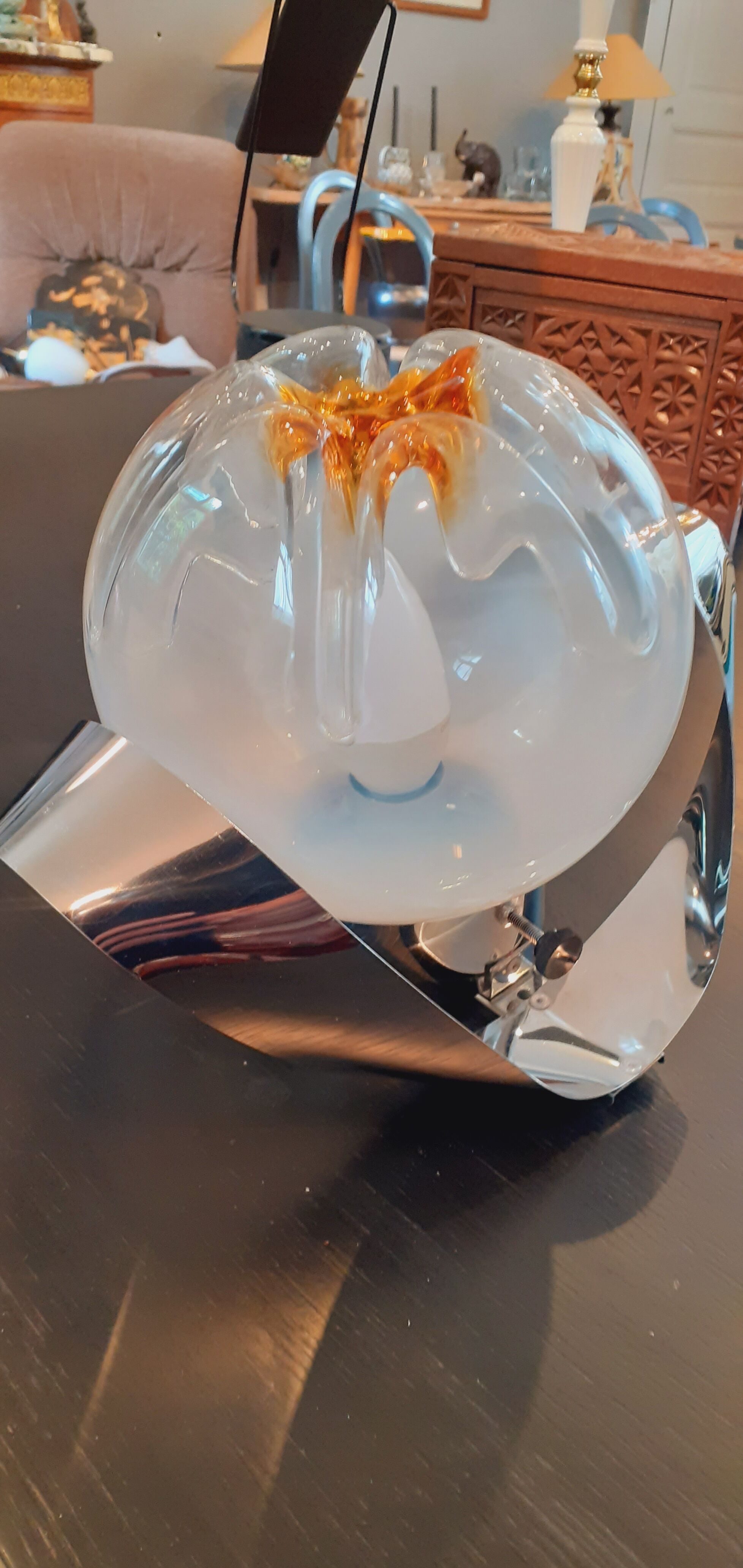 Wall lamp year 60 Mazzega for Murano