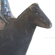 Cheval et son cavalier en ceramique de Lars bergsten