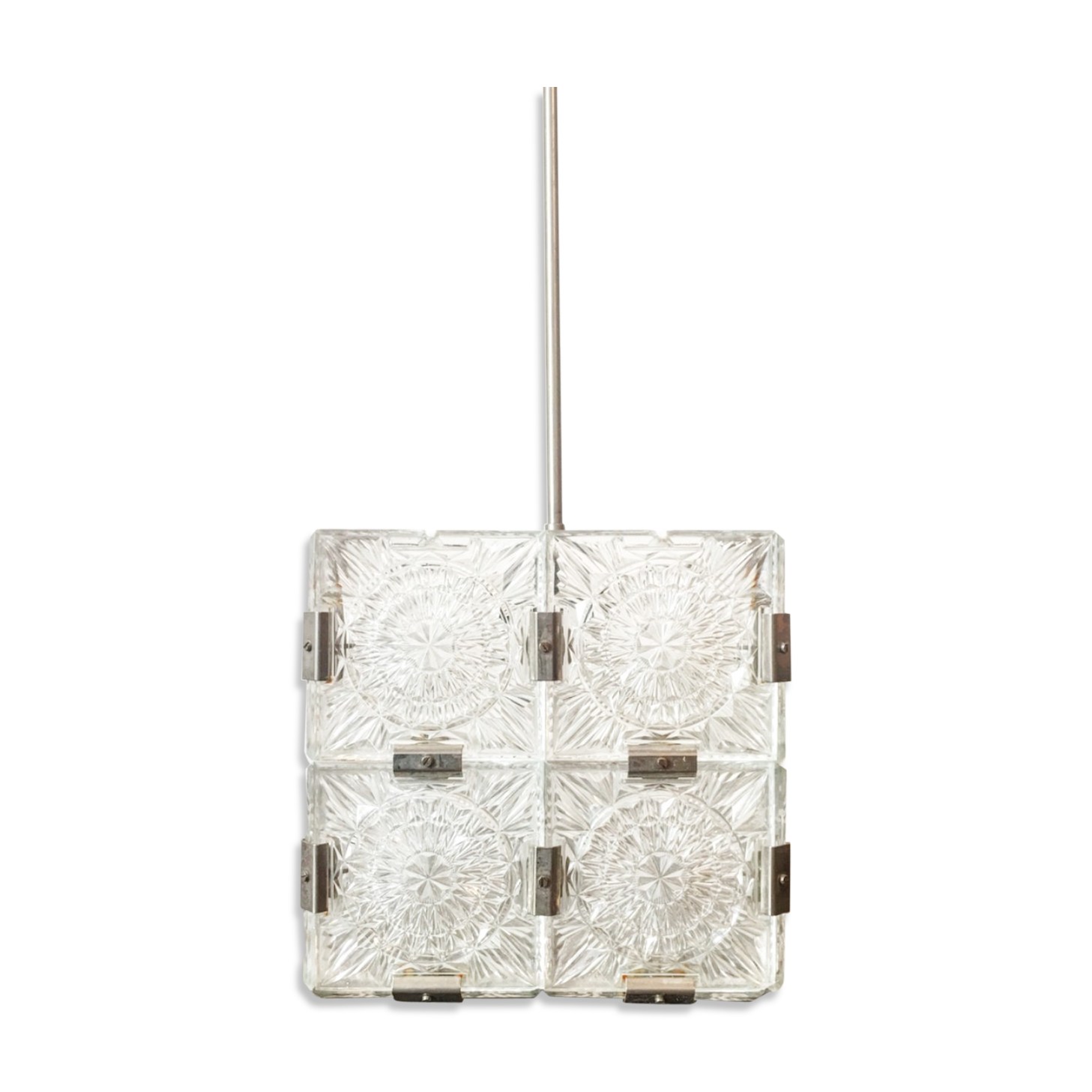 Suspension  « cube » Kamenicky Senov 60 Tchécoslovaquie
