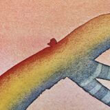 Folon poster - Amnesty International 1977