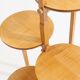 André Groult four-tiered stand in maple and beech around 1920