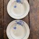 Assiettes en terre de fer